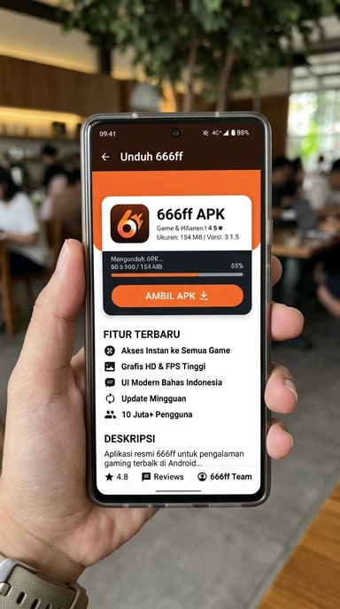 Tampilan halaman APK 666ff