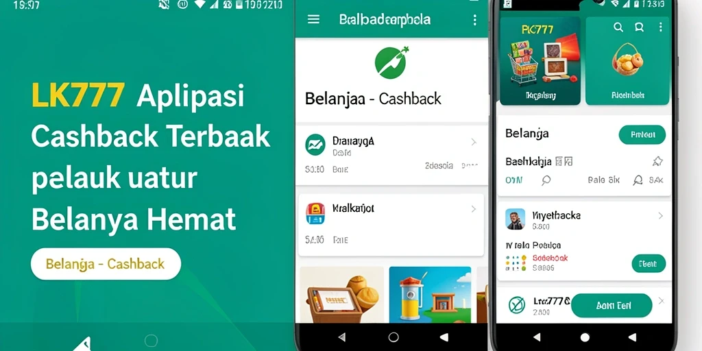 Tampilan antarmuka LK777 dengan fitur Cashback yang menarik.