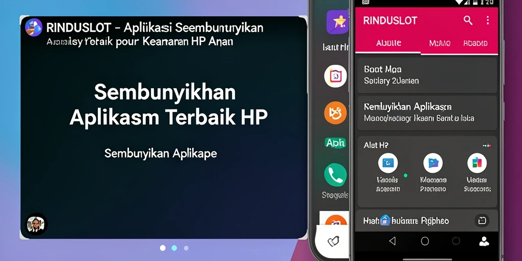 Tampilan antarmuka RINDUSLOT yang intuitif dan mudah digunakan.
